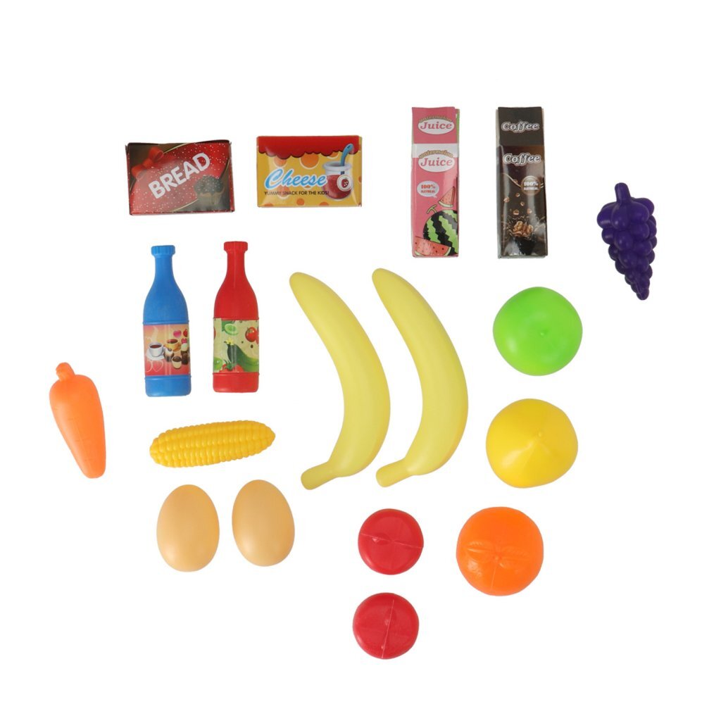 Speelgoed Boodschappenmandje Marskramer 18-delig Groen - Afbeelding 3