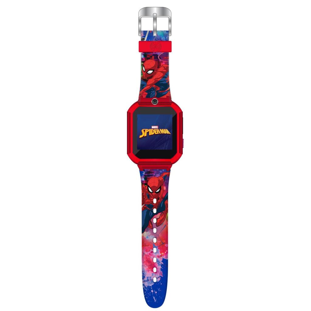 Spiderman Smartwatch met 26 Games Rood/Blauw