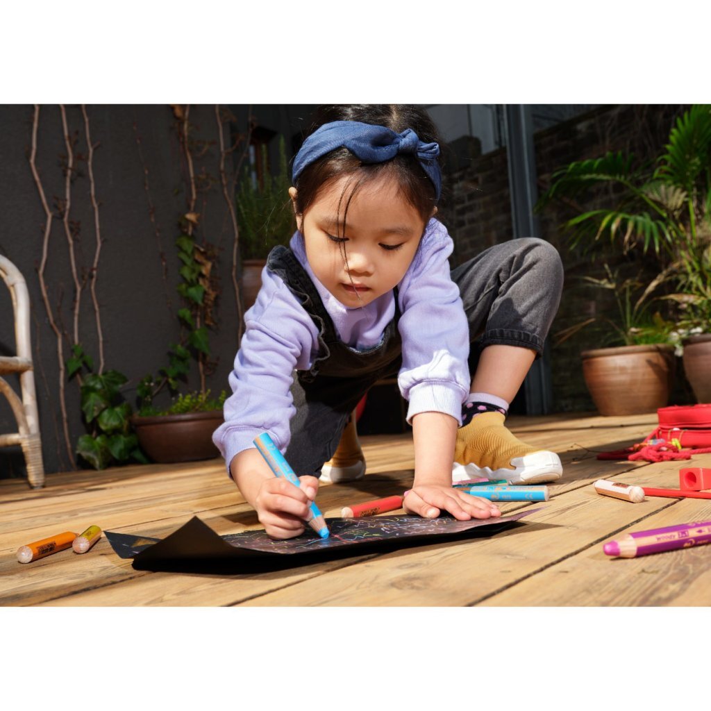 Stabilo Woody 3in1 Potloden 6 Stuks - Afbeelding 4