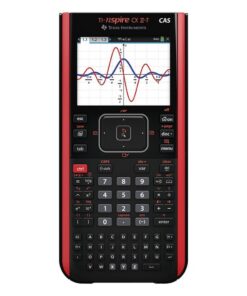 Texas Instruments TI-NSCX2CAS-FC TI Nspire CX II-T CAS Grafische Rekenmachine Zwart/Rood