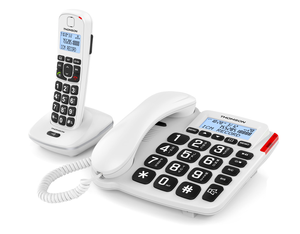 Thomson Serea Comby Dect En Vaste Telefoon Wit