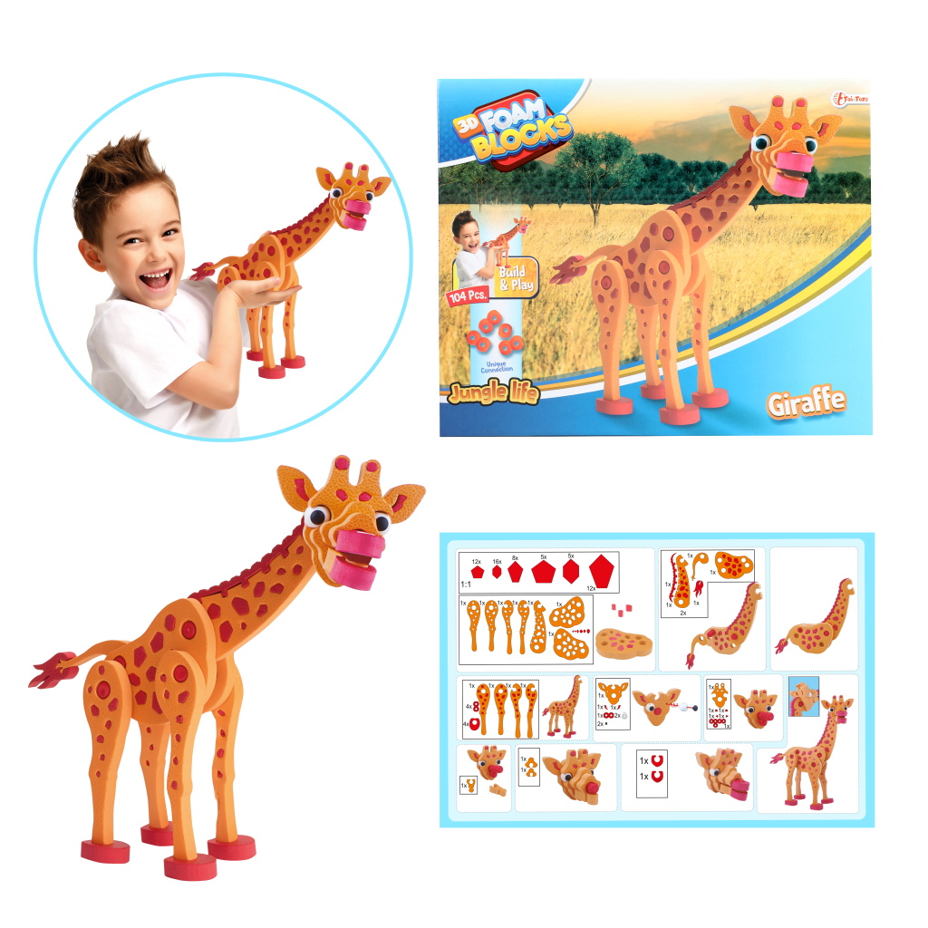 Toi-Toys 3D Puzzel Giraffe Junior 31