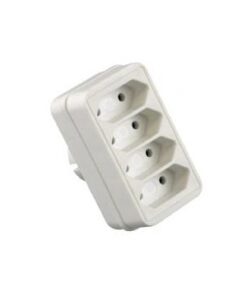 VB 61049 Euro Verdeelstekker 4-Voudig