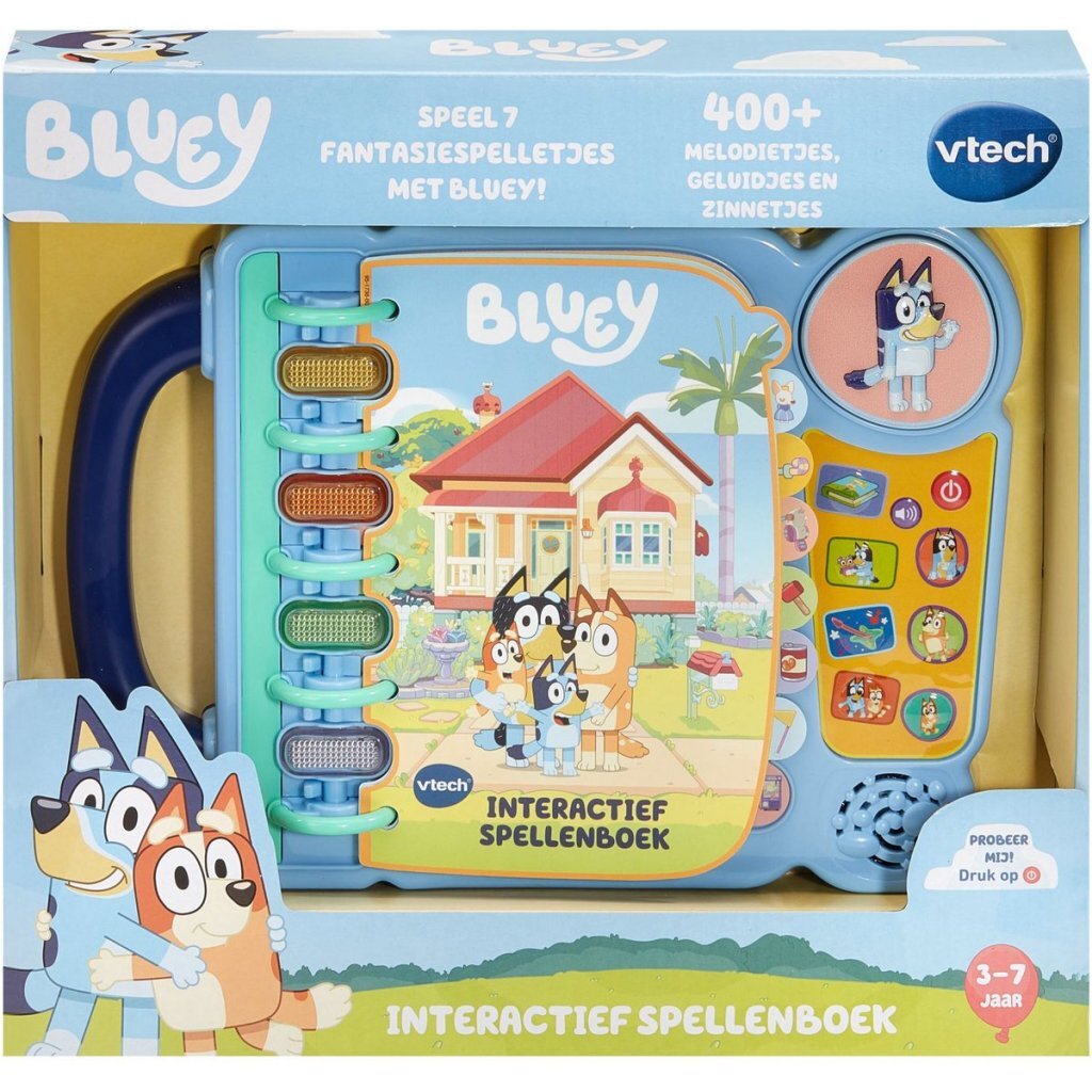 VTech Bluey Interactief Spellenboek + Licht en Geluid