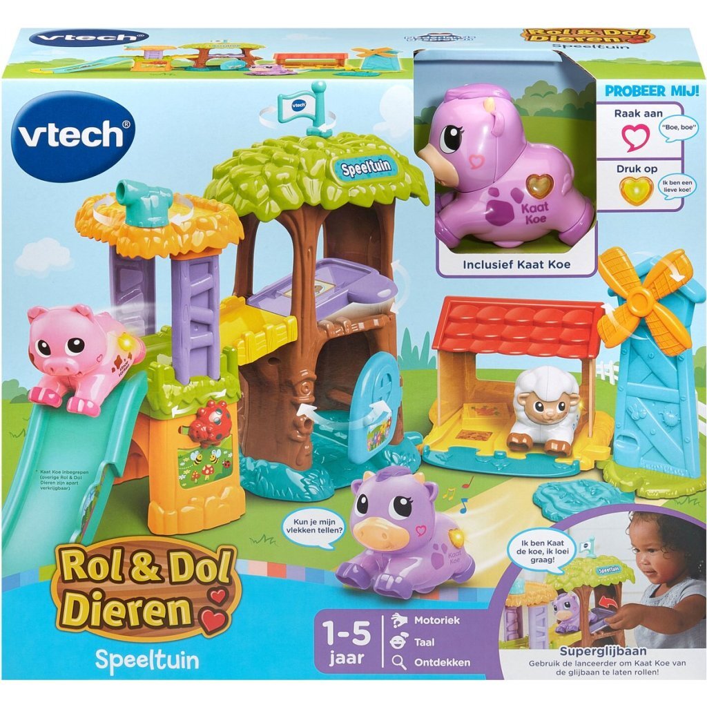 VTech Rol & Dol Speeltuin met Kaat Koe + Licht en Geluid