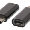 Valueline VLCP60910B Usb 2.0-adapter Usb-c Male - Usb Micro-b Female Zwart