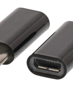 Valueline VLCP60910B Usb 2.0-adapter Usb-c Male - Usb Micro-b Female Zwart