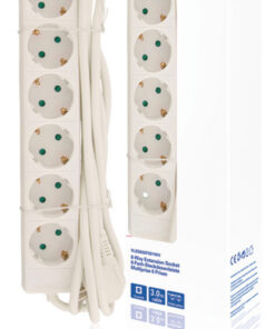 Valueline VLES630F001WH Stekkerdoos 6-wegs 3.00 M Wit