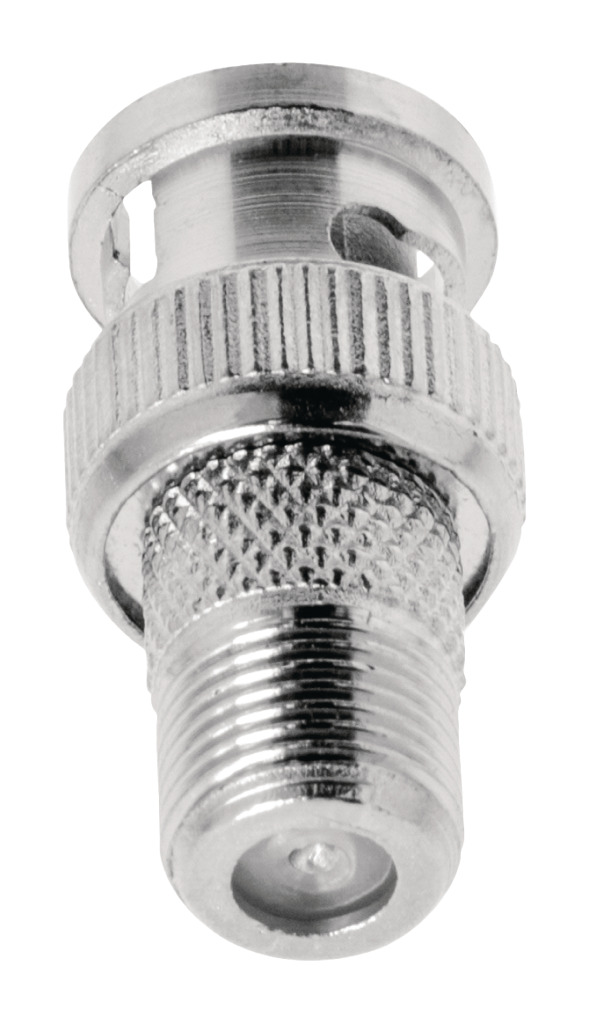 Valueline VLSP41965M Antenne Adapter Bnc Male - F-connector Female Zilver - Afbeelding 4