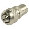 Valueline Vlsp40902m Ongesoldeerde Coax Connectoren Coax Mannelijk Metaal