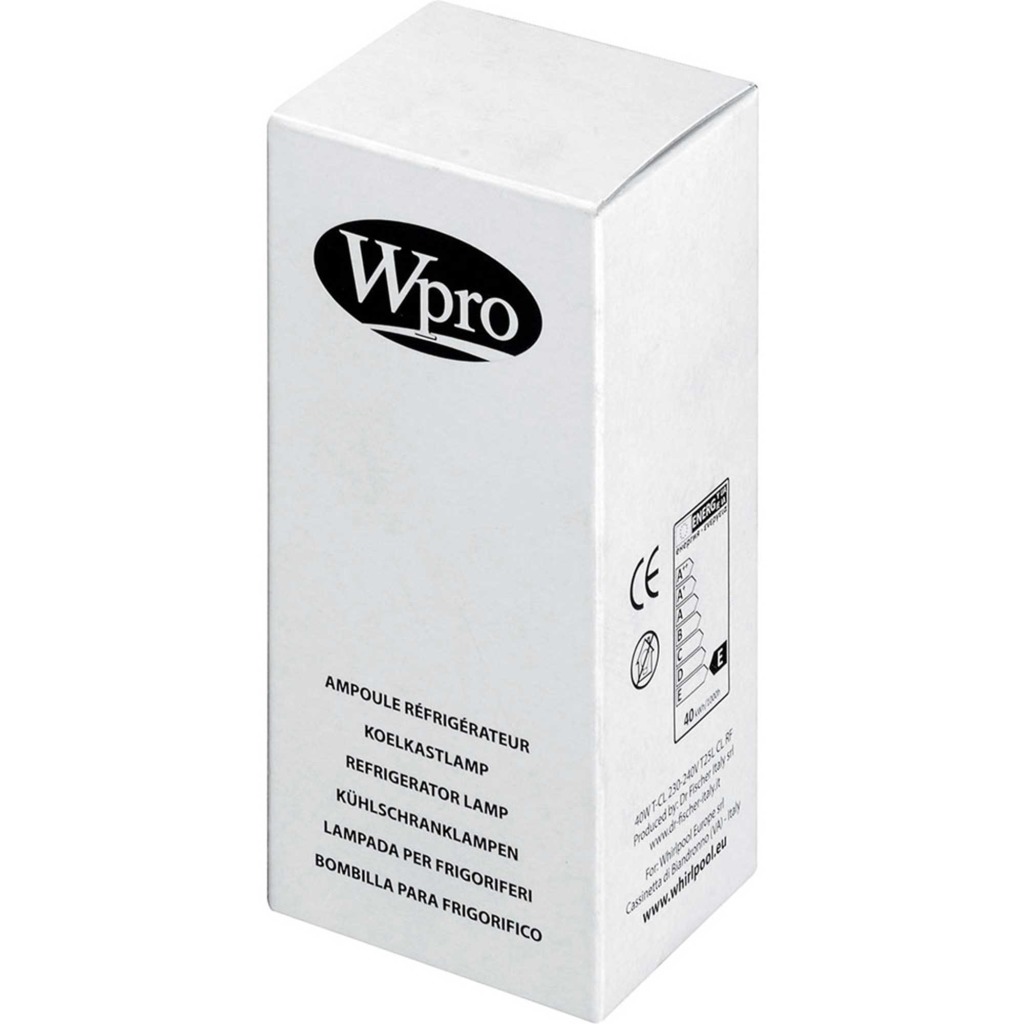 WPRO Kabel-keur Koelkastlamp T-click T25 40w - Afbeelding 3