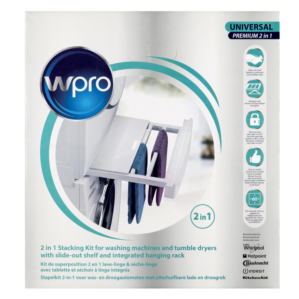 WPRO SKP101 Universele Stapelkit met Droogrek - Afbeelding 4
