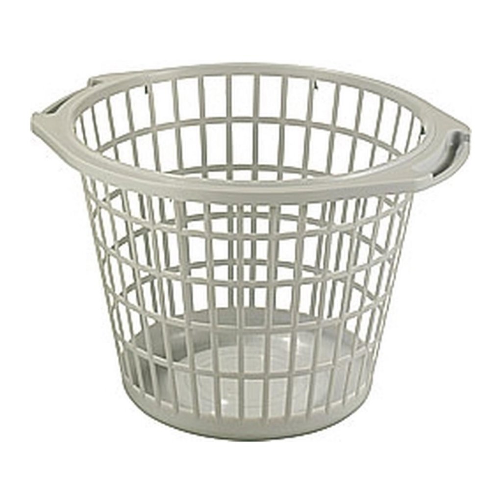 Wasmand Rond 48 cm Grijs