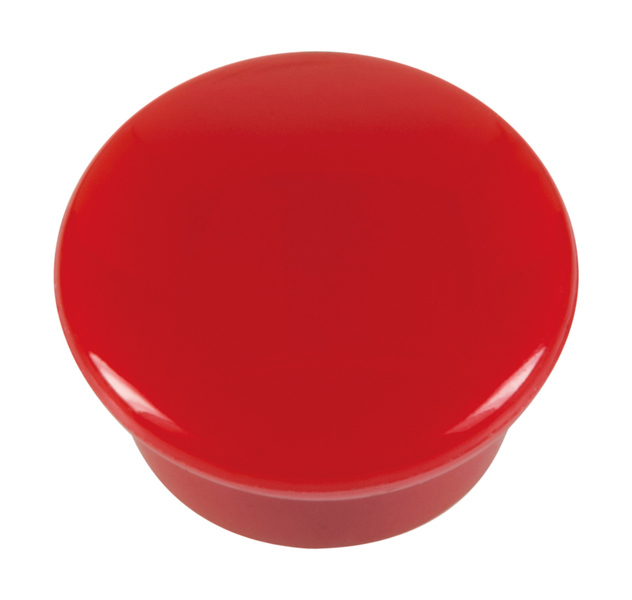 Westcott AC-E10802 Magneet Rood Pak à 10st. Ø 15x8mm
