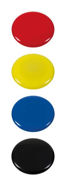 Westcott AC-E10826 Magneet Assorti Pak à 4st. Ø 40x8