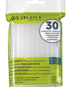 Westcott AC-E16837 Lijmpatronen in Zak 30 Stuks