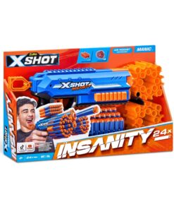 Zuru X-Shot Insanity Manic Blaster + 24 Darts